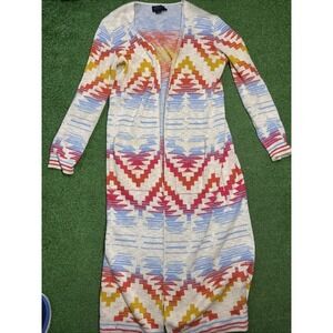 Pendleton Aztec‎ Southwestern Robe Sleepwear Terry Cotton Women's  M